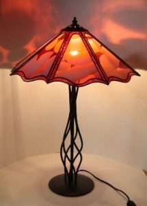 ピンクの大きなランプ