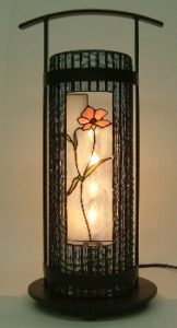 一輪挿しをイメージしたランプ