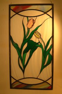 チューリップのパネル